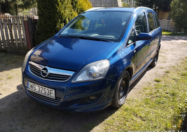 Opel Zafira cena 9500 przebieg: 297000, rok produkcji 2008 z Siedlce małe 781